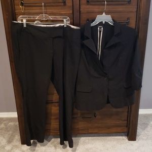 Black pant suit